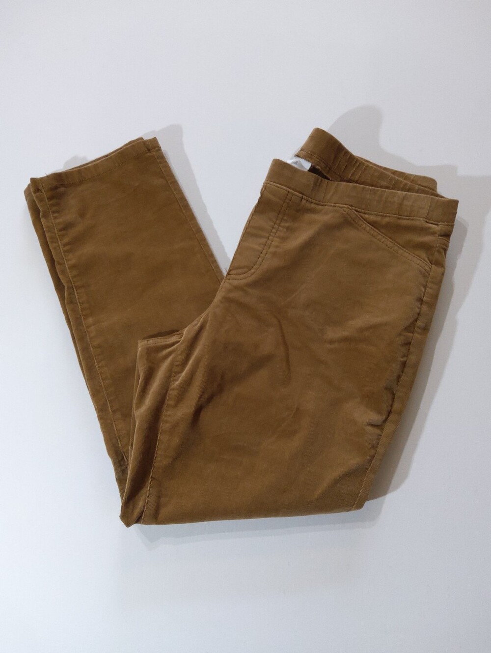 J. Jill Corduroy Pants Women MP Tan Mid Rise Retro Minimalist Style Straight Leg
